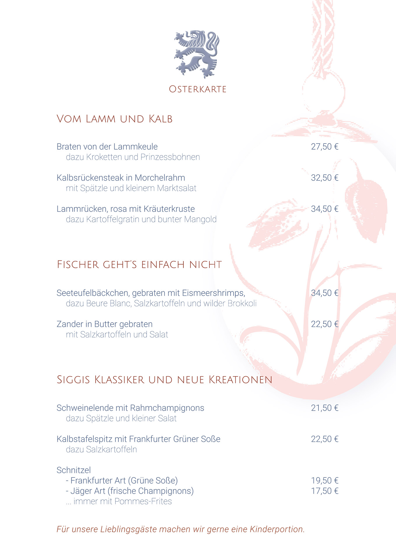 Siggi Reitz | Restaurant | Catering | Ausflugslokal